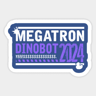 Megatron/Dinobot 2024 Sticker